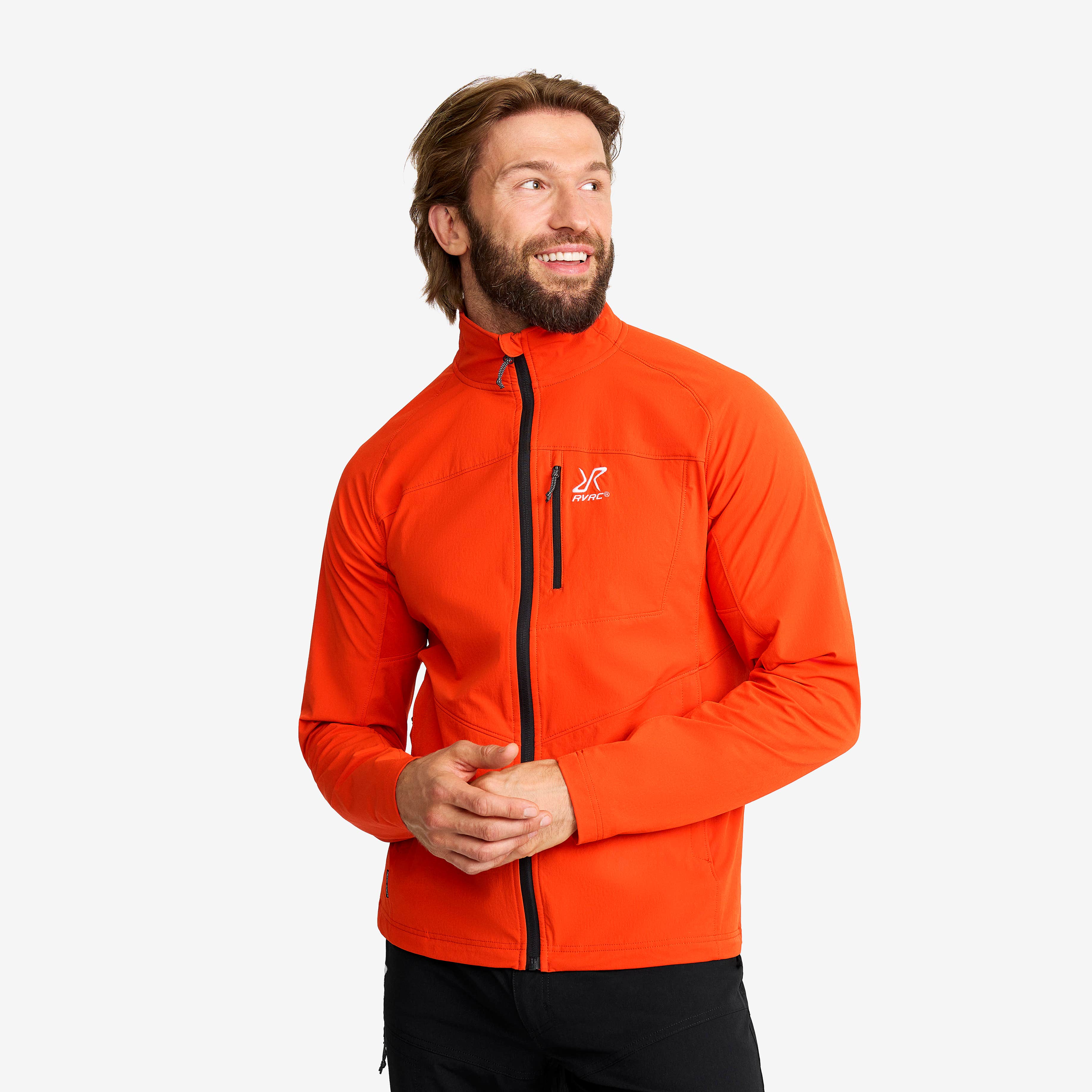 Venue Light Softshell Jacket Herre Pureed Pumpkin