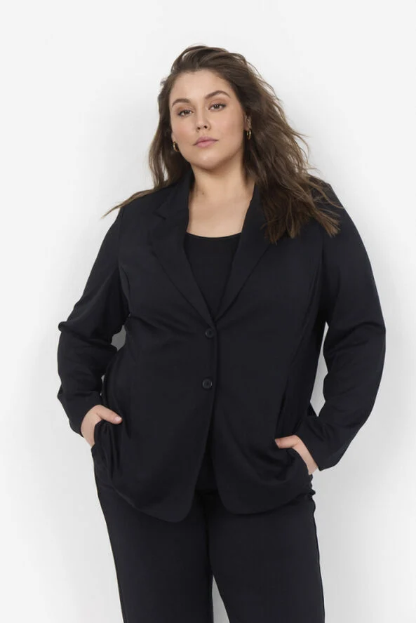 Wasabiconcept Curvy WA-SINA 1 Blazer Sort 9999 black