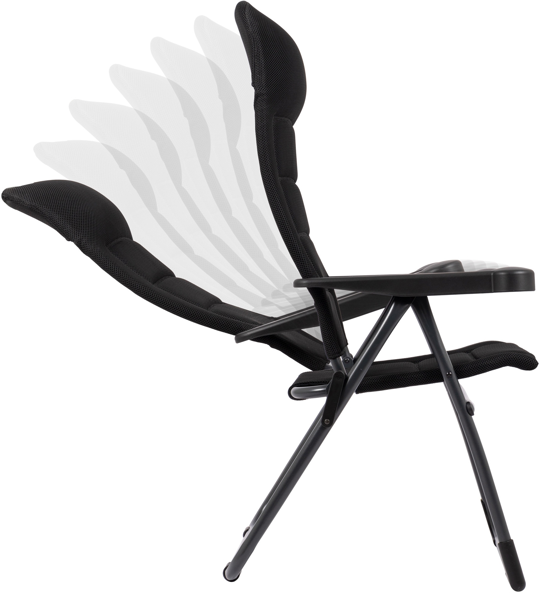 Crespo AP/215 Air Deluxe Klappstuhl schwarz