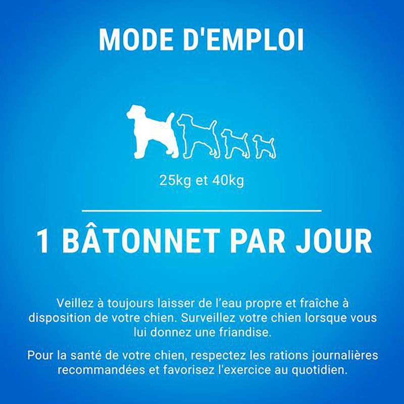 PURINA Dentalife Bâtonnets à mâcher pour grand chien (25-40 kg)