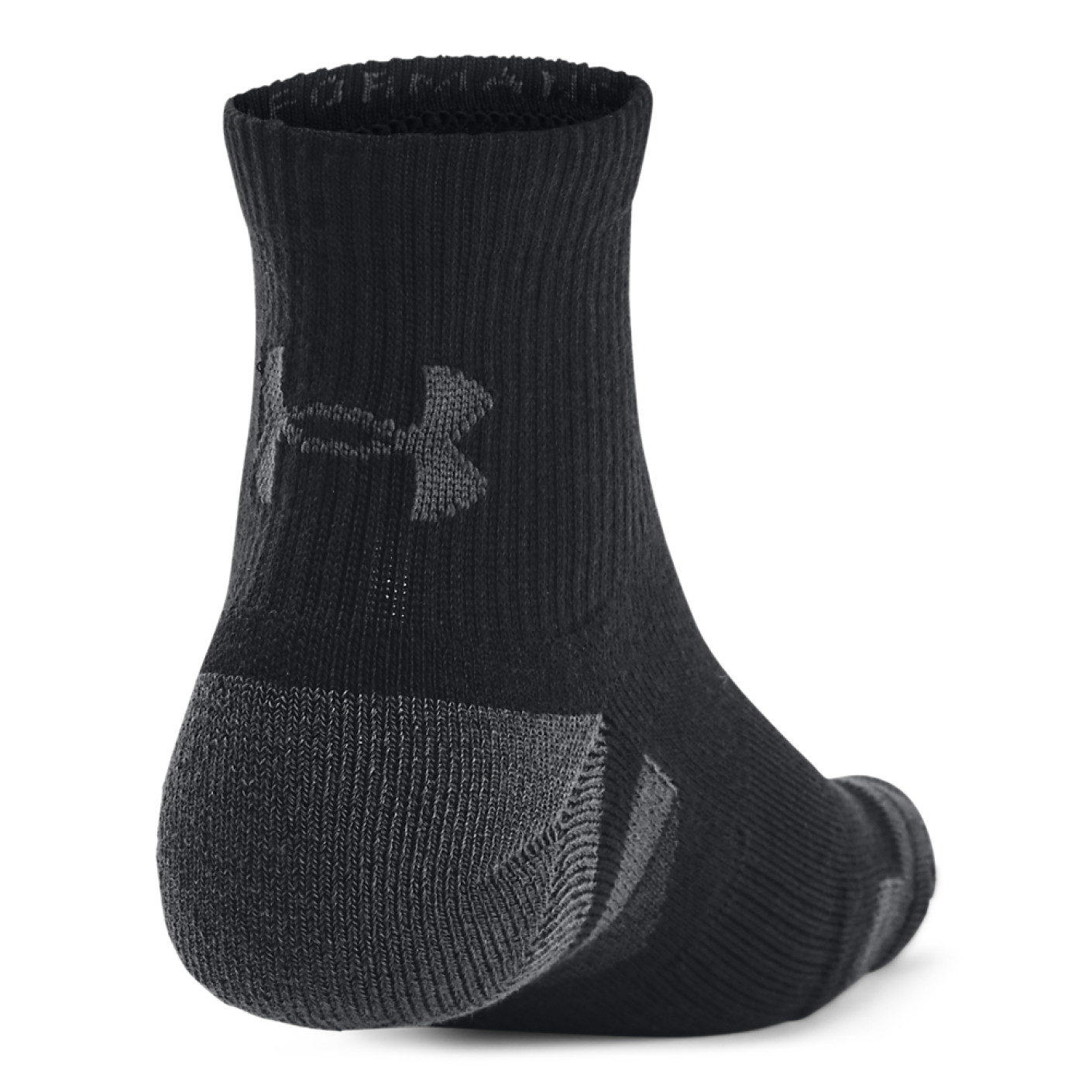 Under Armour Performance Tech 3-Pack Korte Sportsokken Zwart Grijs