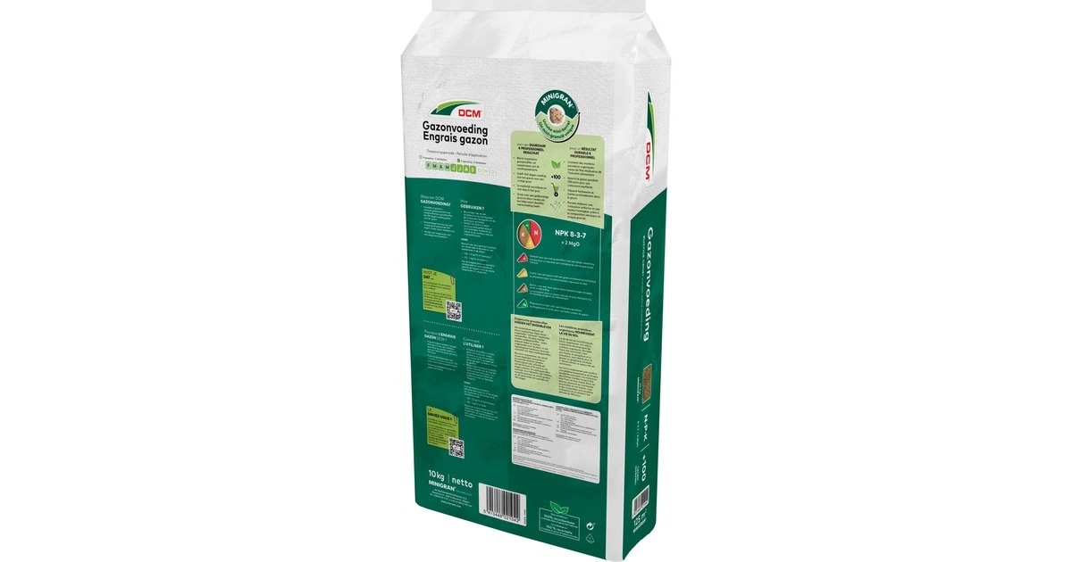 DCMGazonmeststof 10 kg  (Tot 125 m²)