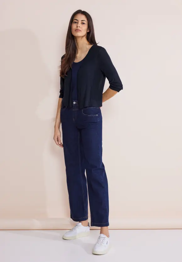 Bolero Strickjacke - deep blue