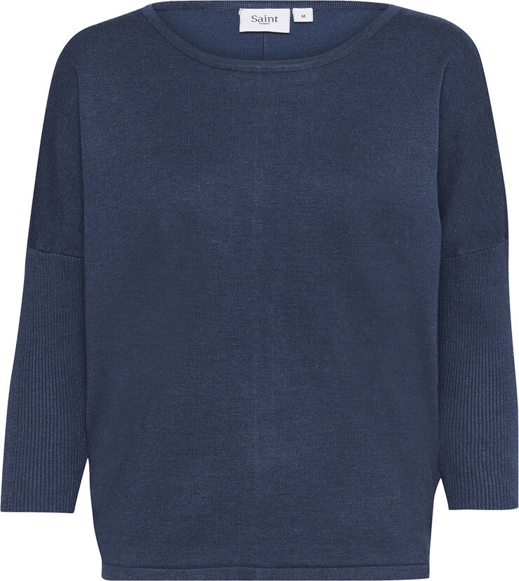 Saint Tropez A2561, MilaSZ R-Neck Pullover Titan melange