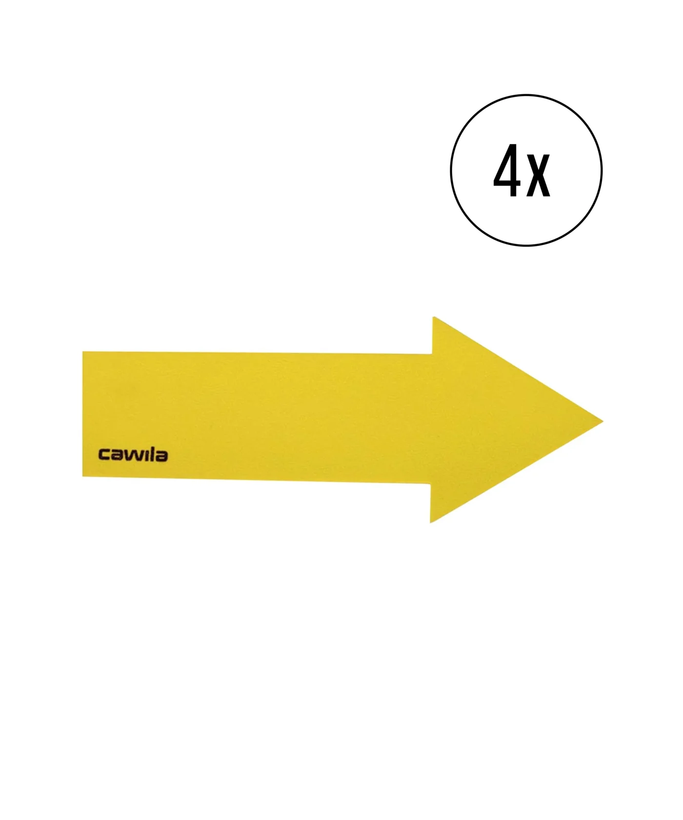 Cawila Marker-System Pfeil 36 x 9cm 4er Set Gelb