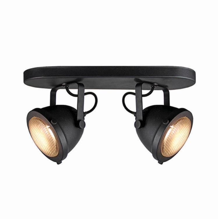 Spot Moto LED 2-Light Burned steel