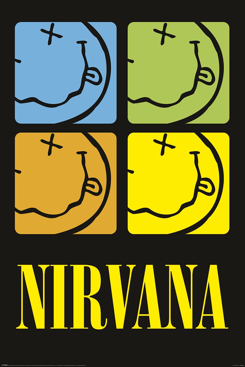 Logo Squares | Nirvana Poster