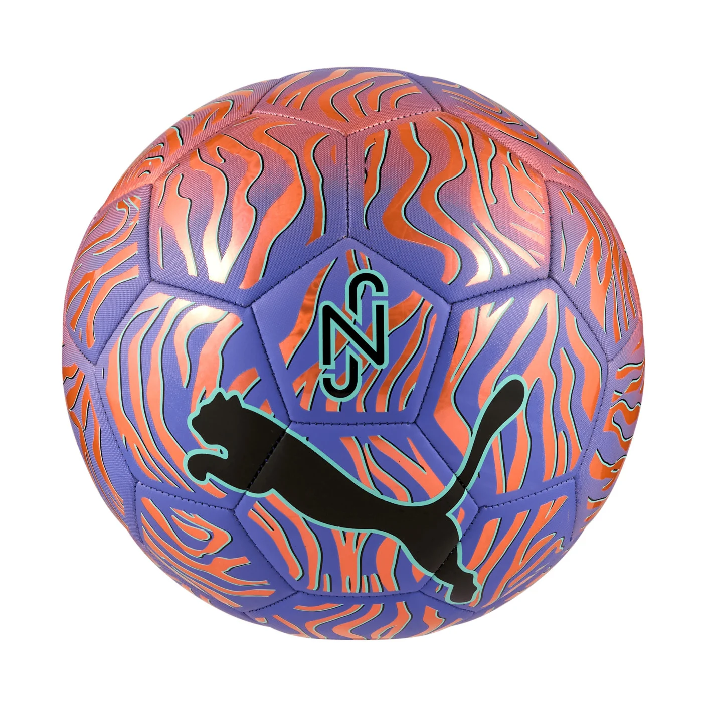 PUMA Neymar Jr Graphic Voetbal Maat 5 Oranje Paars Zwart