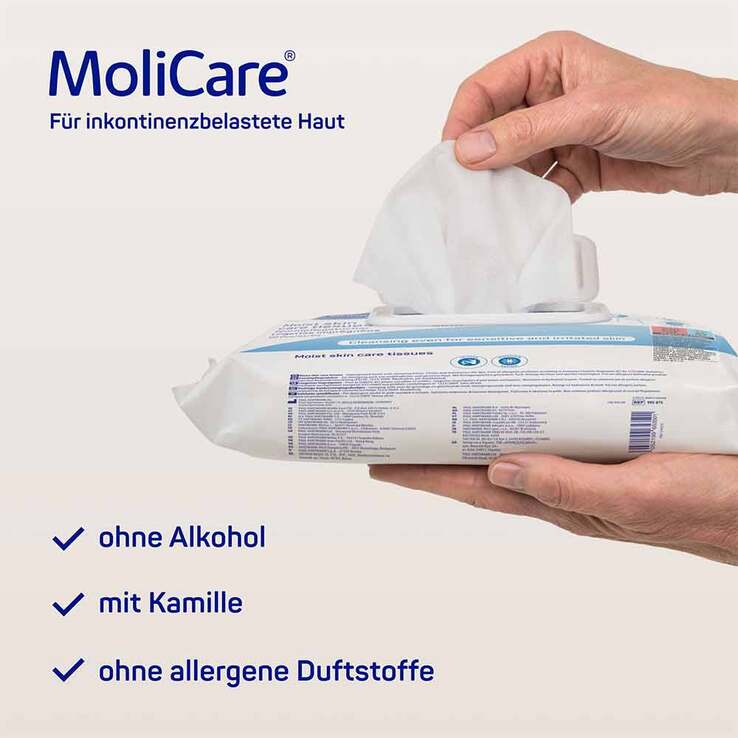 MoliCare® Skin Feuchtpflegetücher, 50 St