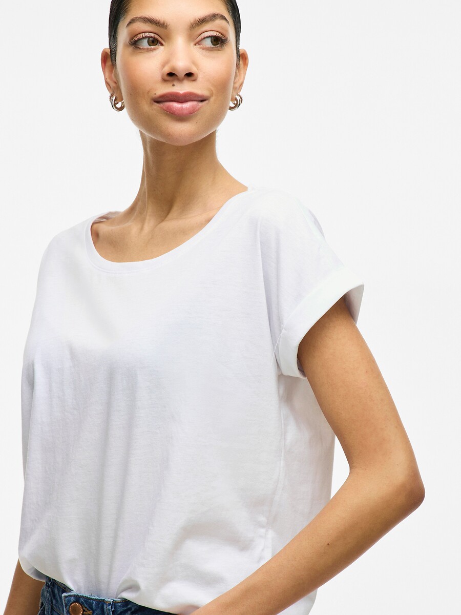 VILA<br>Camiseta em jersey