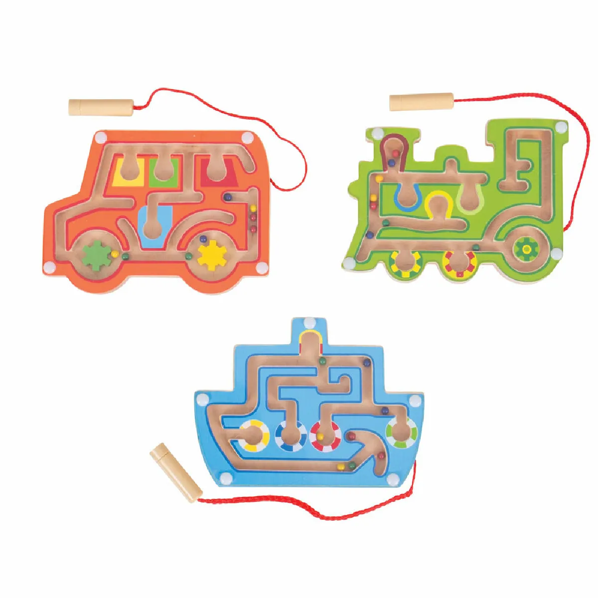 Bigjigs Toys Puzzles de Labyrinthe Magnétique