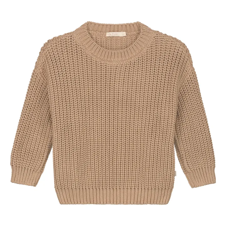 Yuki Pull Chunky Coton Bio | Beige
