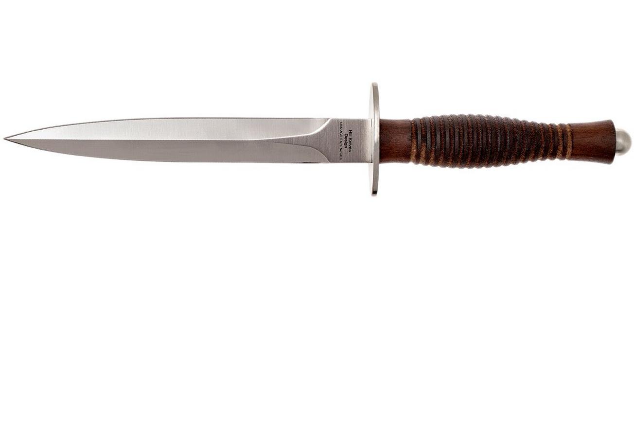 Fox Fairbairn Sykes FX-593 Wallnut Handle, Hill Knives design