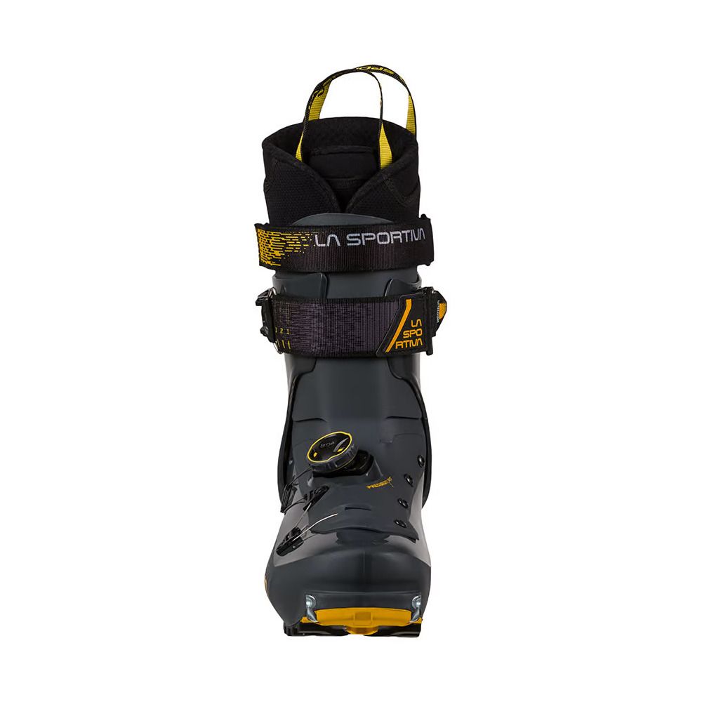La Sportiva SOLAR II - Chaussures ski randonné Homme carbon/yellow