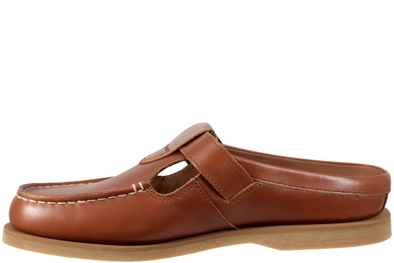 TIMBERLAND - CLASSIC BOAT CLOG SHOE - RUST FULL GRAIN