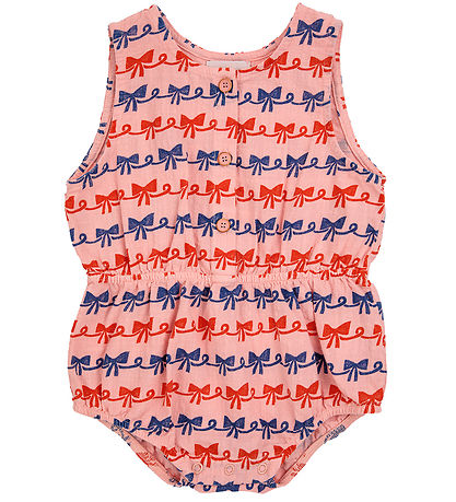 Bobo Choses Sommerstrampler - Band Bow - Pink