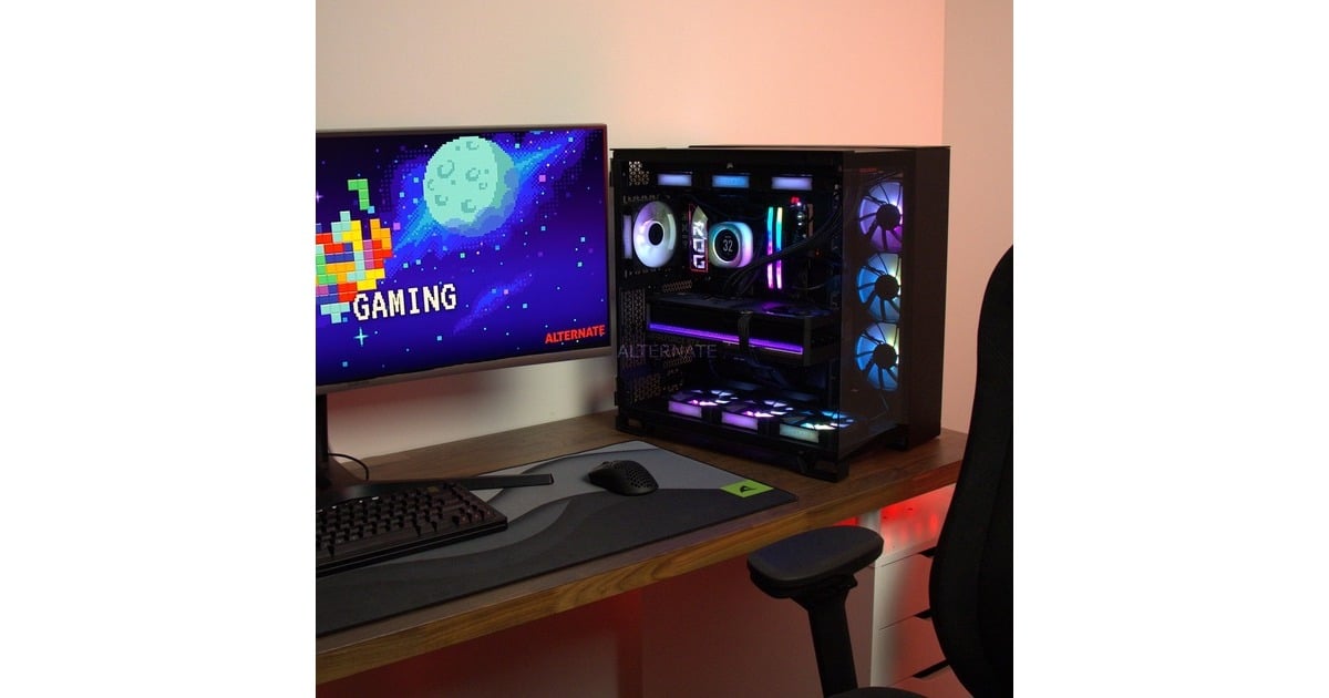 ALTERNATEThunderstorm Xtreme Ultra 9 – RTX 5090 iCue gaming pc  (Zwart | Core Ultra 9 285K | RTX 5090 | 64 GB | 2 TB SSD + 2 TB SSD)