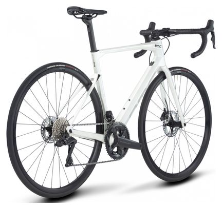 Vélo de Route BMC Roadmachine Three Shimano Ultegra Di2 12V 700 mm Blanc Metallic Off-White 2023