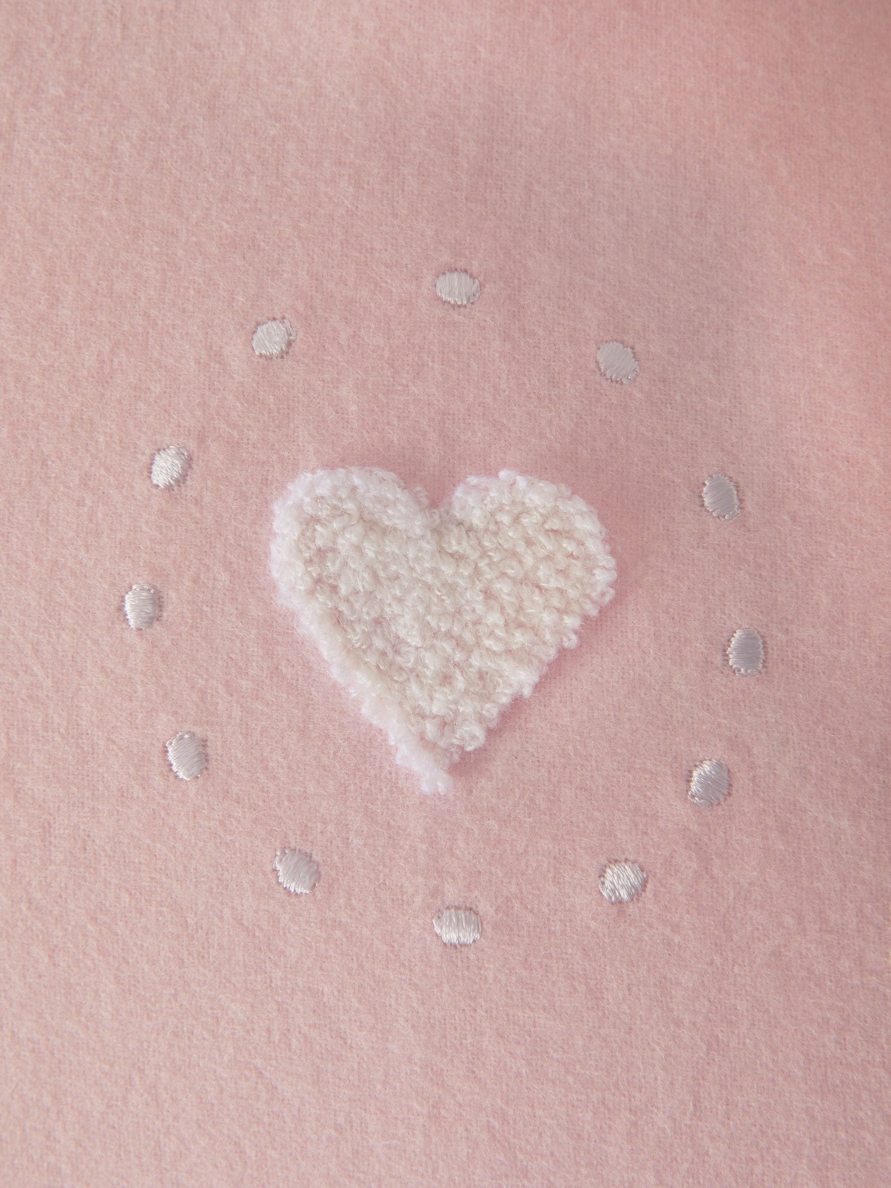 Tufted Heart Supersoft 100% Brushed Cotton Duvet Cover and Pillowcase Set