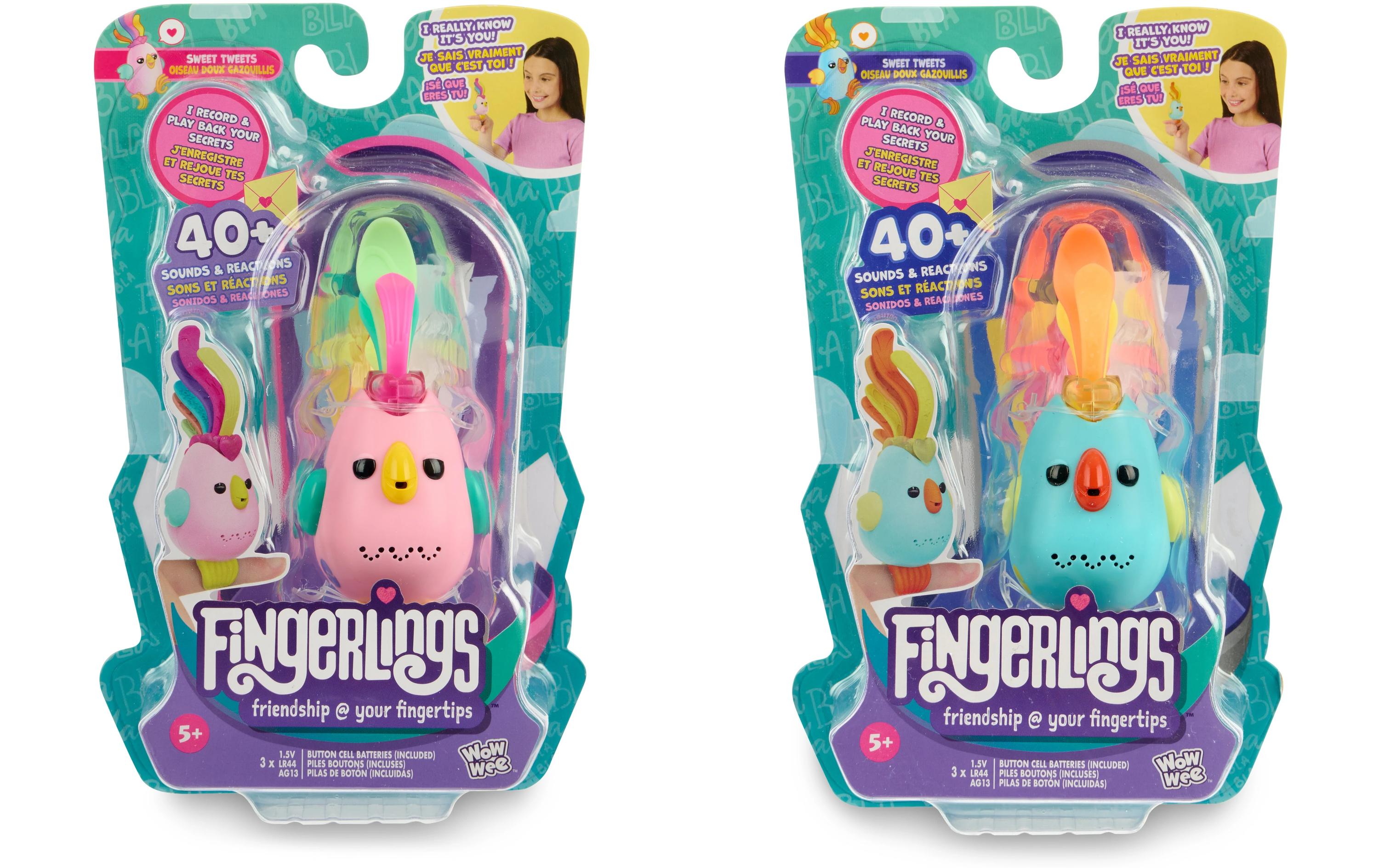 Fingerlings Bird assortiertSprechender und interaktiver Vogel