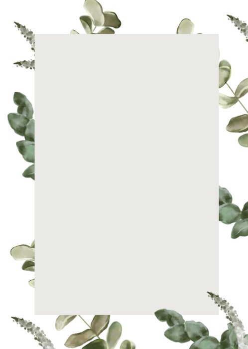 Greetz | Huwelijkskaart | Bedankt ceremoniemeester | Eucalyptus