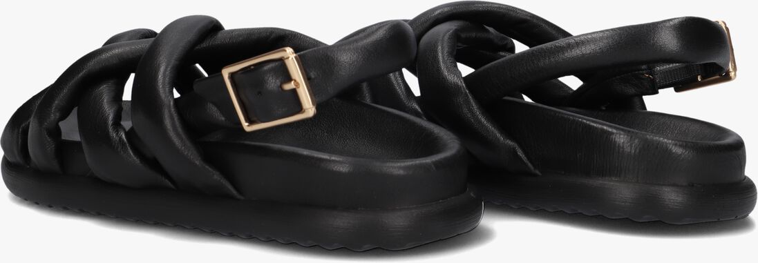 zwarte via vai platte sandalen candy kriss