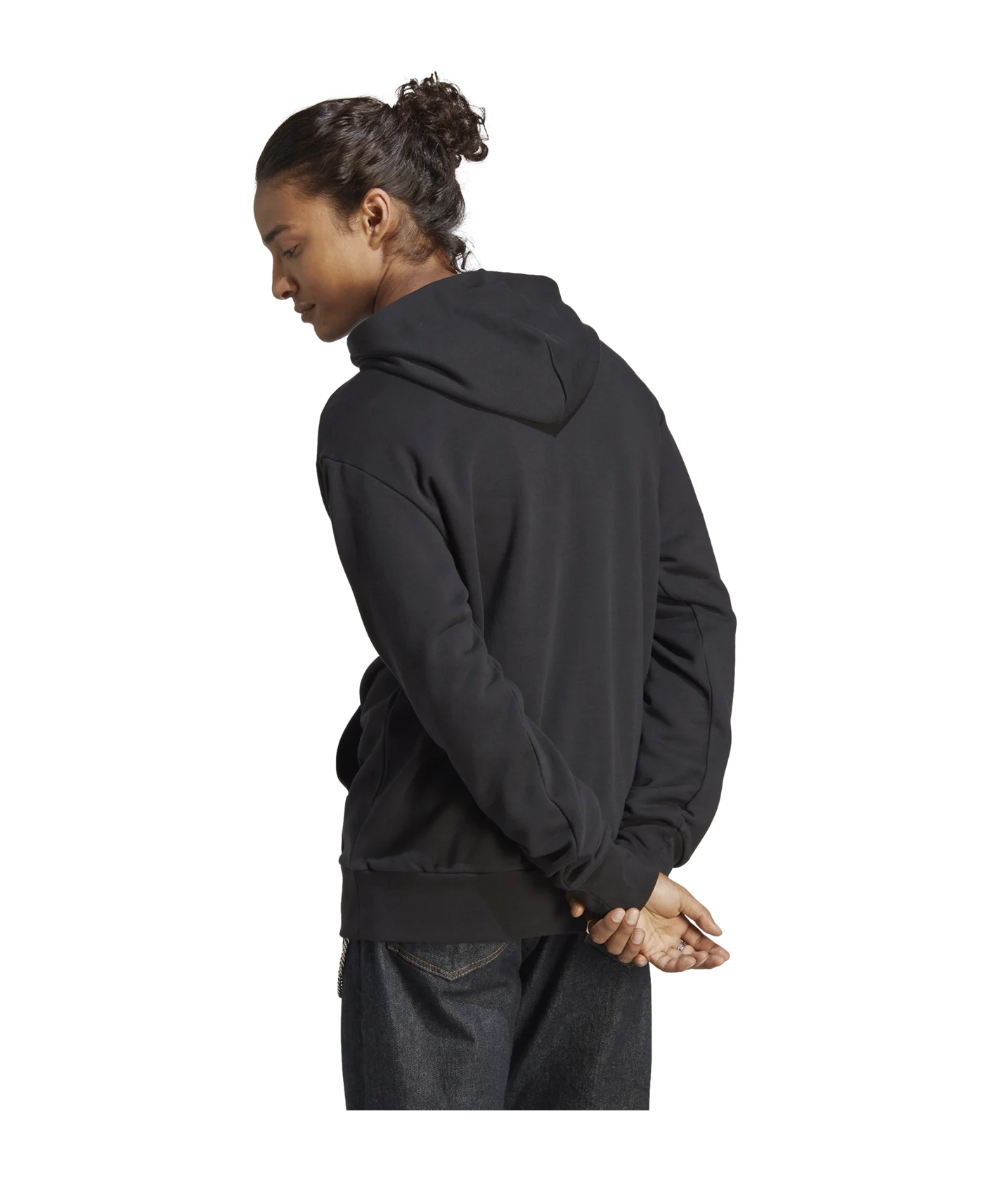 adidas Essentials French Terry Big Logo Hoodie Black