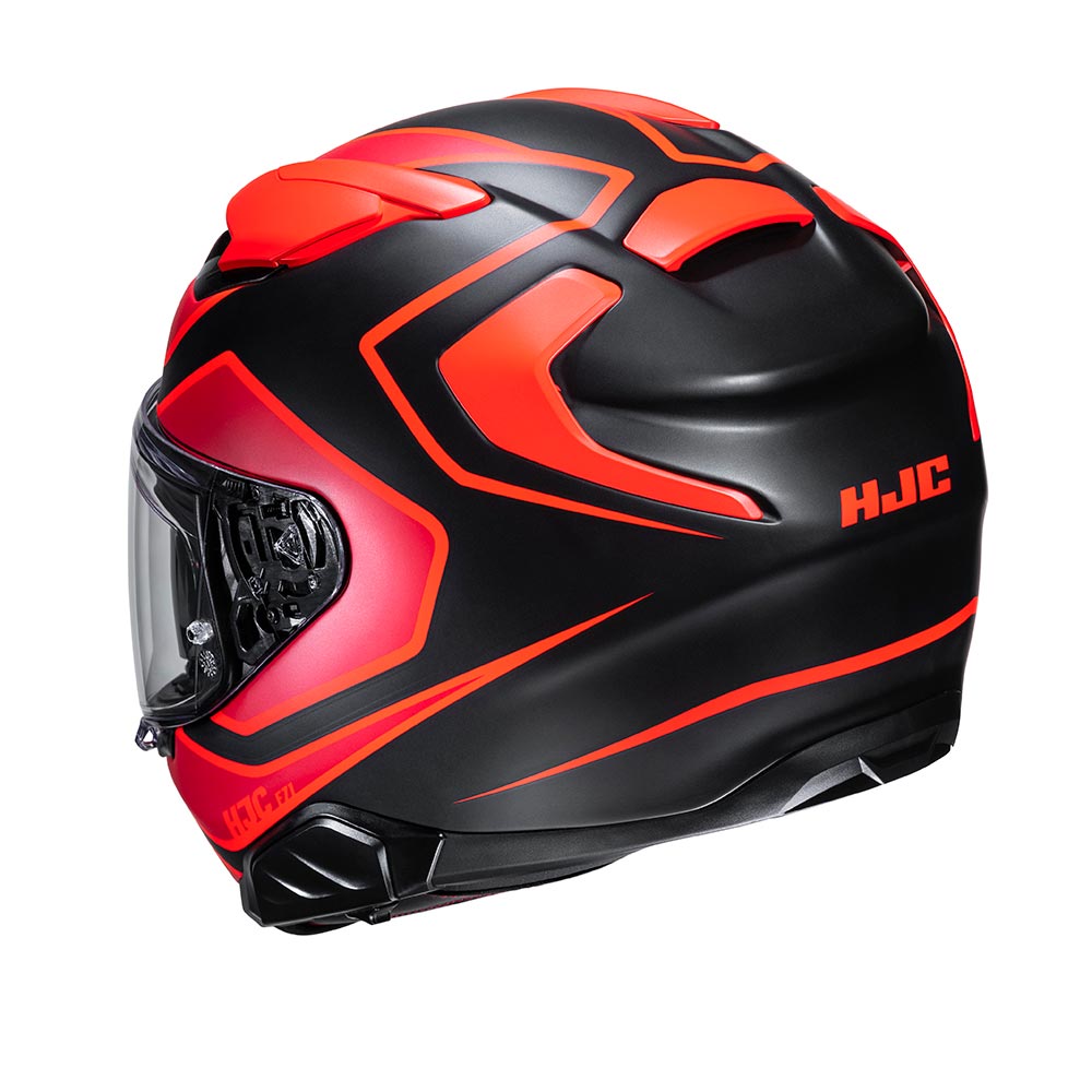 HJC - Casque F71 Idle MC21SF / Rouge / Orange / Noir / Mat