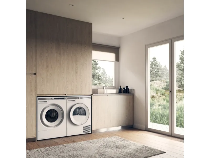 ASKO Logic W4096R.W/3 - Vaskemaskine - bredde: 59.5 cm - dybde: 58.5 cm - højde: 85 cm - frontbetjening - 60 liter - 9 kg - 1600 rpm - hvid