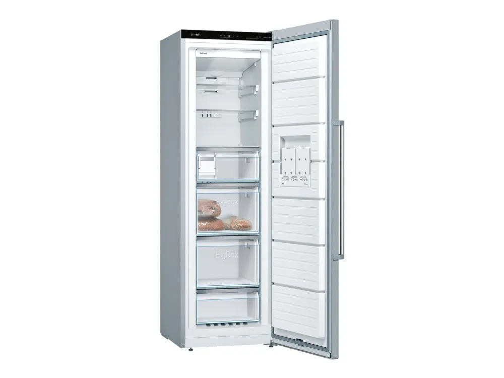 Bosch Serie | 6 GSN36AIEP - Fryser - stående - bredde: 60 cm - dybde: 65 cm - højde: 186 cm - 242 liter - Klasse E - inox-easyclean