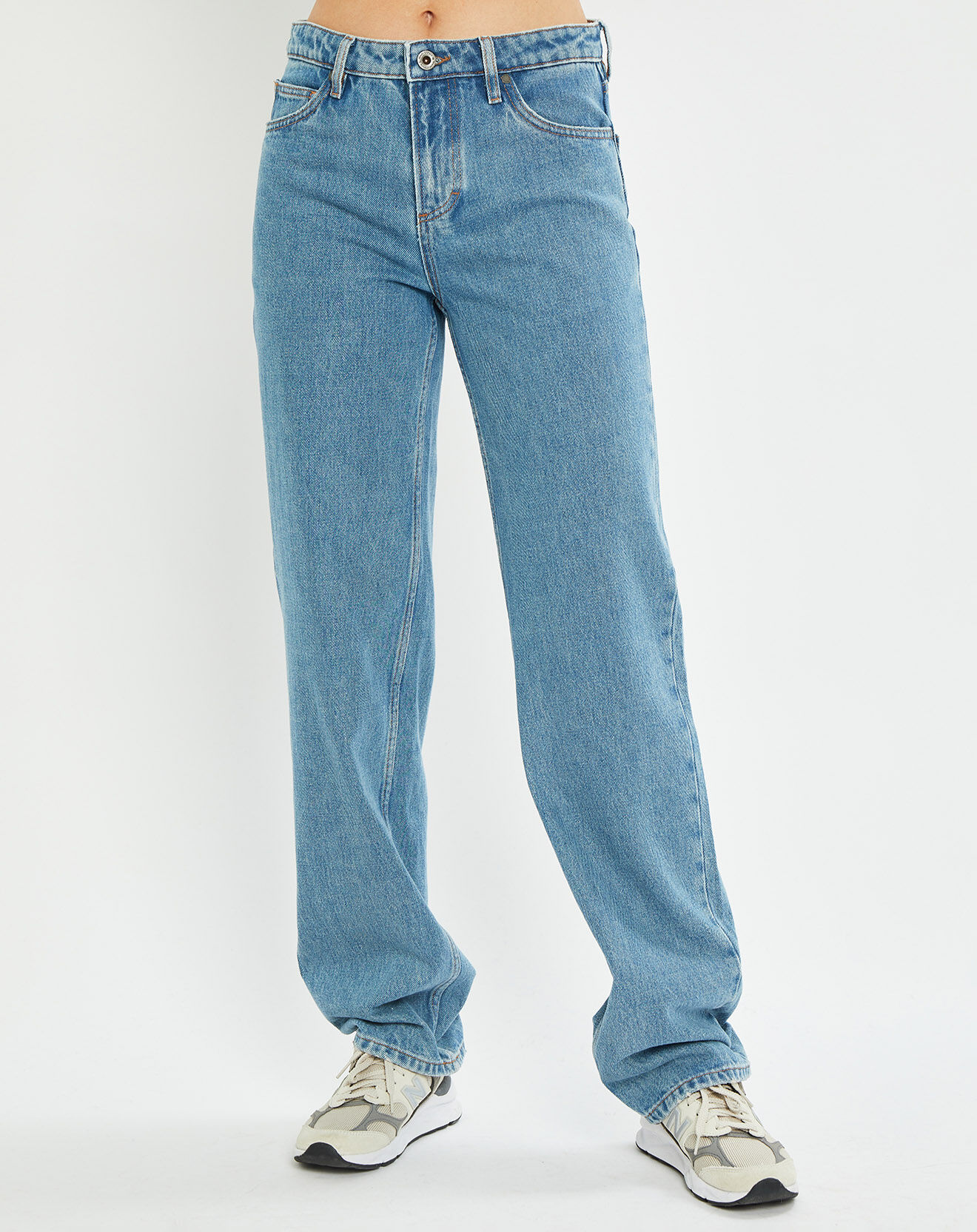 Marc O'Polo Jean droit 100% Coton Bio Heddal Baggy Style bleu