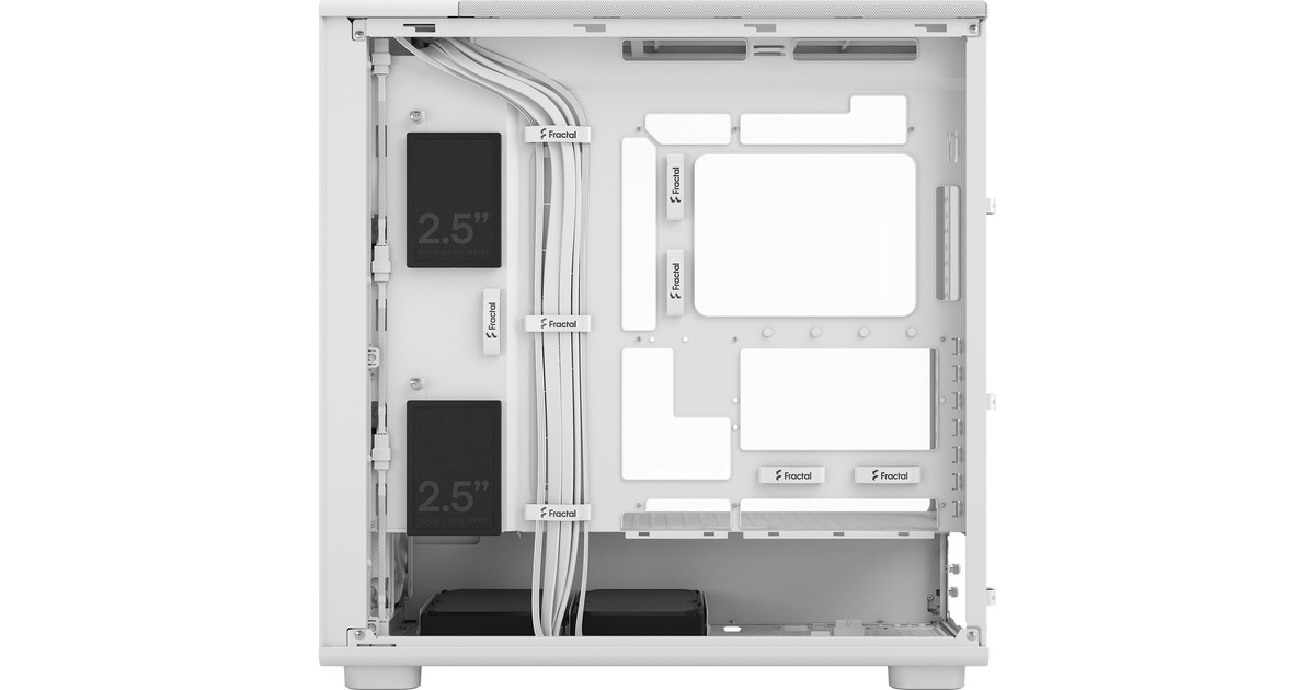 Fractal DesignEpoch XL TG midi tower behuizing  (Wit | 2x USB-A | 1x USB-C | Tempered Glass)
