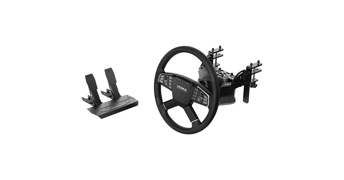 MOZATrucking bundel  (Zwart, Basis, stuur en pedalen)