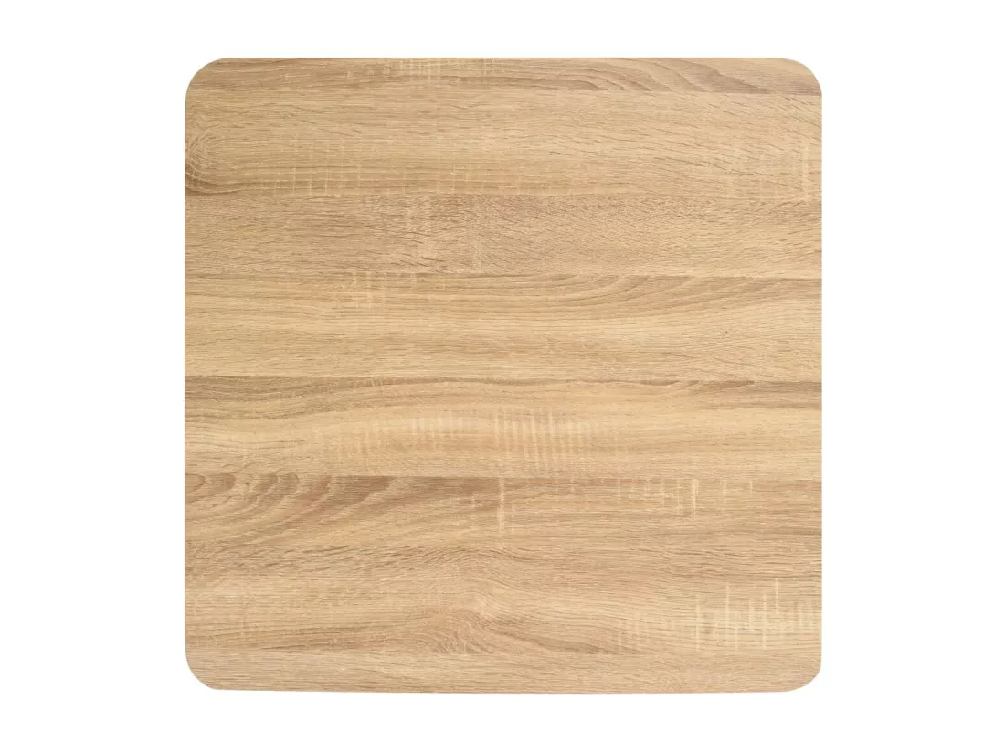 Table de bistro Marron clair 60x60 cm MDF