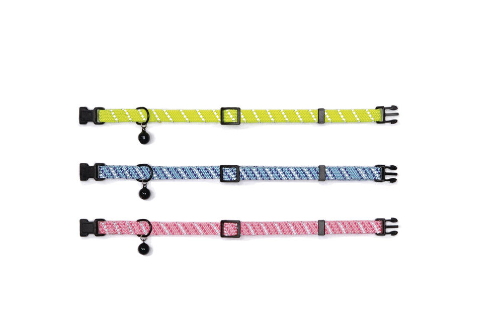 Beeztees Reflecterend met Bel - Kattenhalsband - Geel