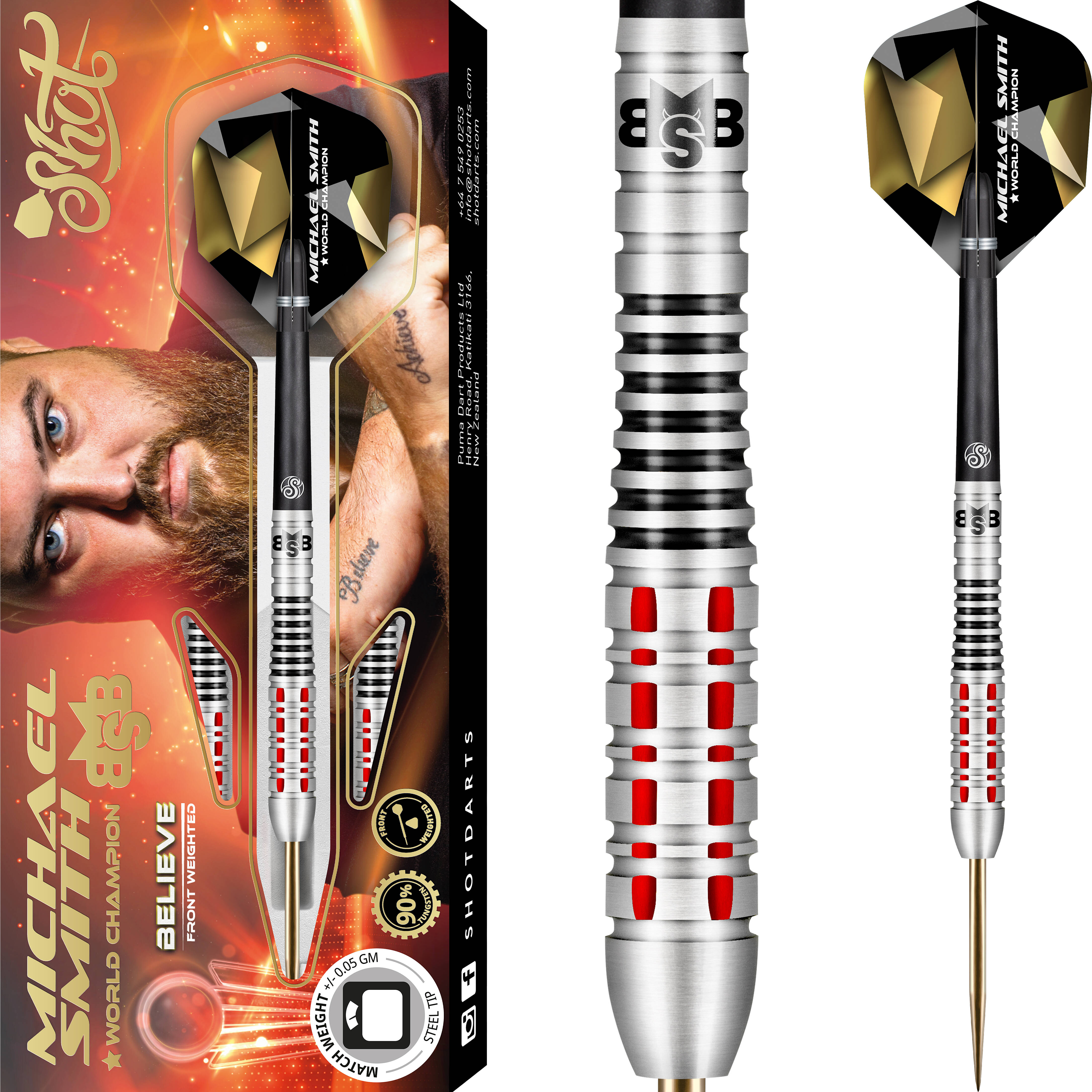 Shot - Michael Smith Believe - Steeldart