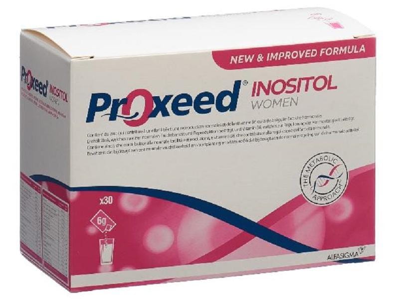 PROXEED Women inositol 30 Beutel Vegane Nahrungsergänzung für Frauen mit Kinderwunsch