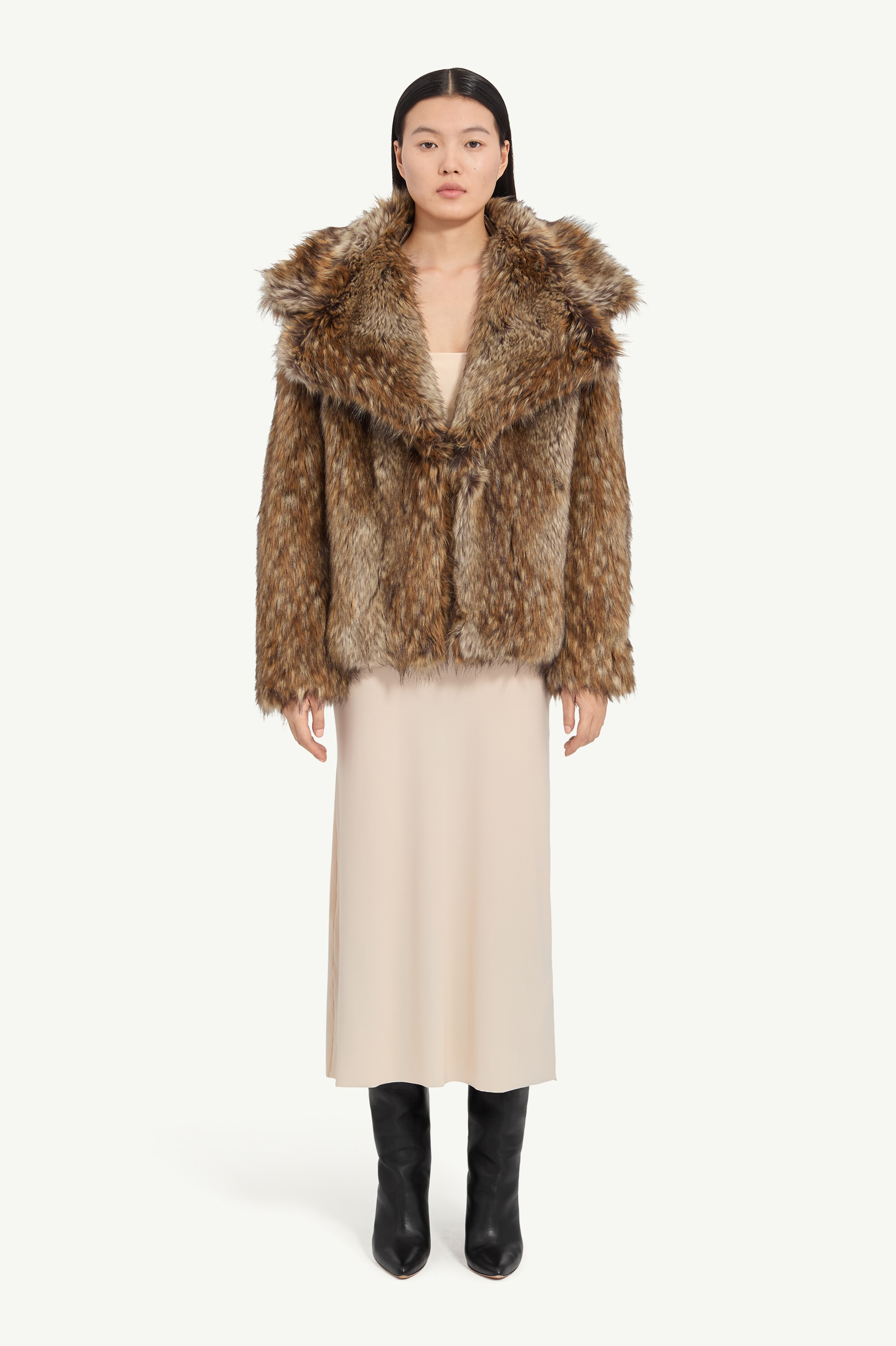 Chemise en fourrure artificielle