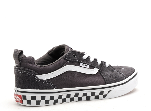 Vans basses enfant yt filmore checker s gris