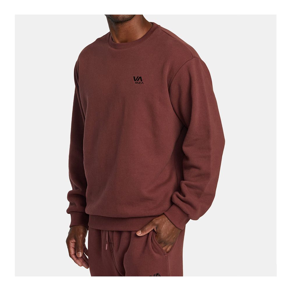 Rvca VA ESSENTIAL - Sweat Homme burgundy