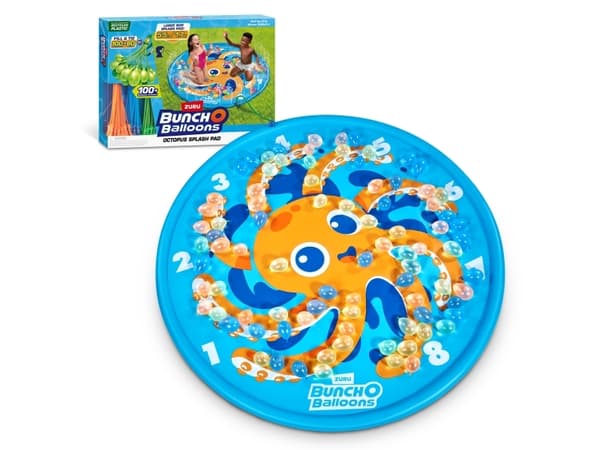 Zuru Bunch O Balloons Octopus Splash Pad med over 100 selvlukkende vandballoner til at fylde hurtigt