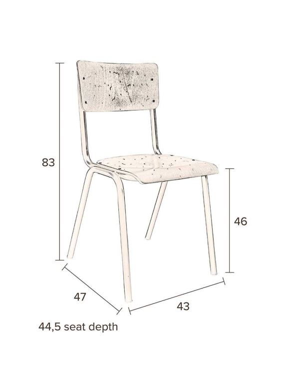 Dutchbone Scuola eetkamerstoel