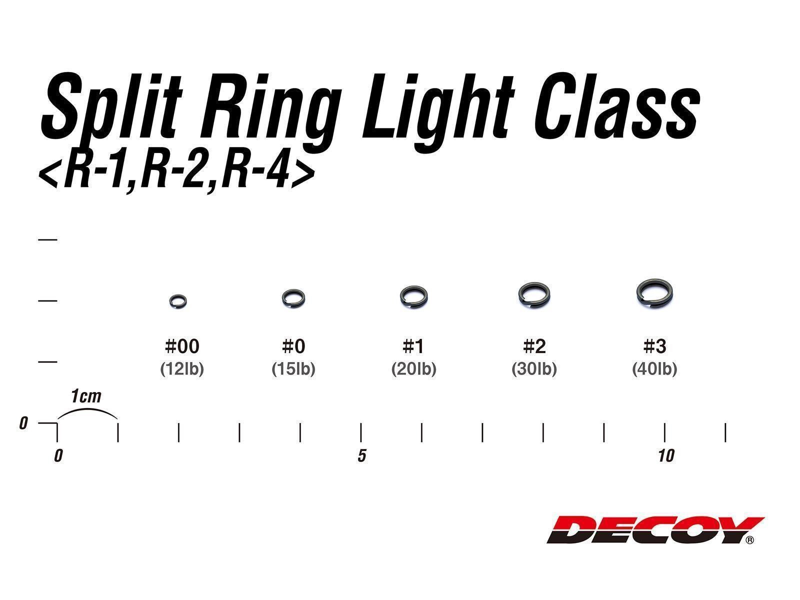 DECOY Split Ring Light Class - Gr. 00 (5.4kg / 12 lb)