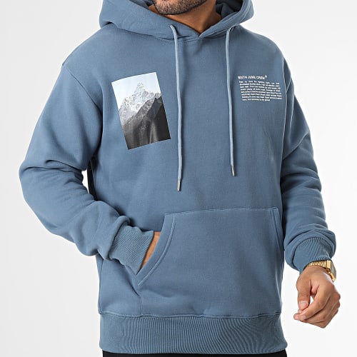 Sweat Capuche M22971PSW Bleu