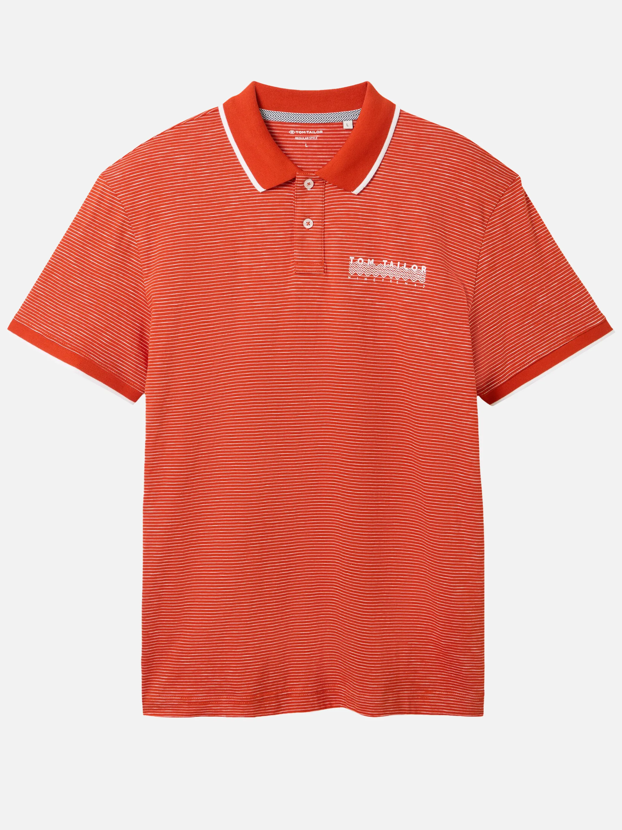 Herren Poloshirt mit Streifen