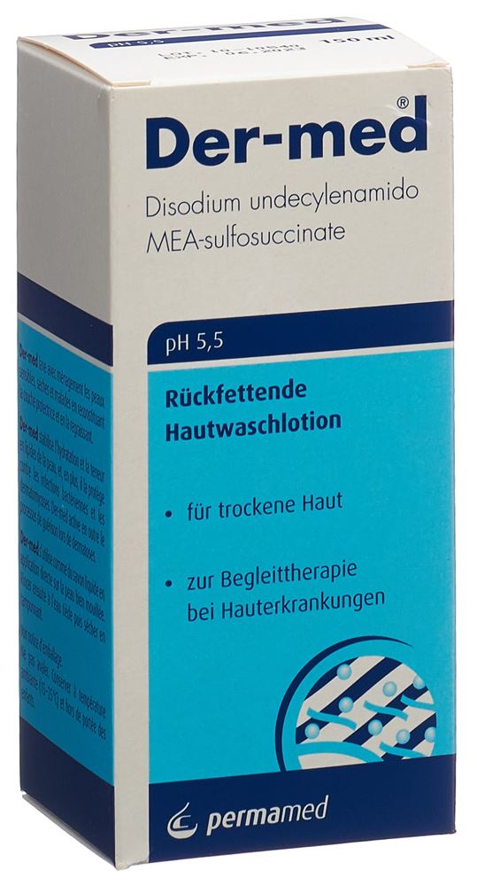 Der-med Rückfettende Hautwaschlotion extra mild pH 5.5 Fl 150 ml