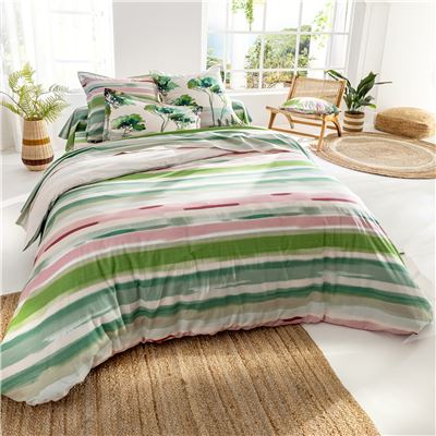 Linge de lit motif paysage - BECQUET CRÉATION