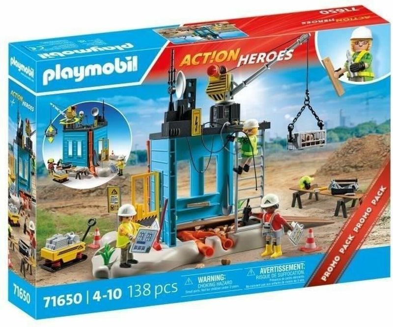 PLAYMOBIL Action Heroes PROMO Bouwplaats - 71650