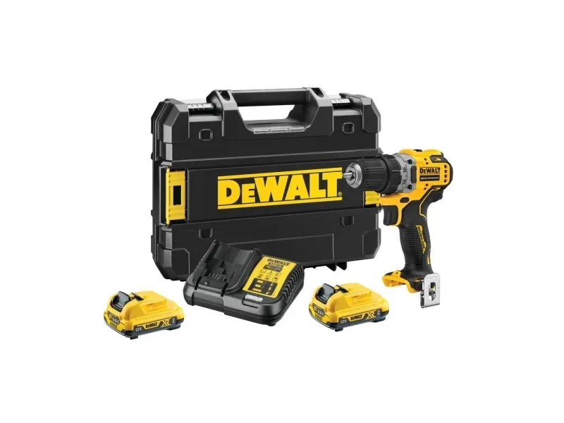 DEWALT bore-/skruemaskine 12V 57/25Nm 2x2.0Ah BRUSHLESS DCD701D2
