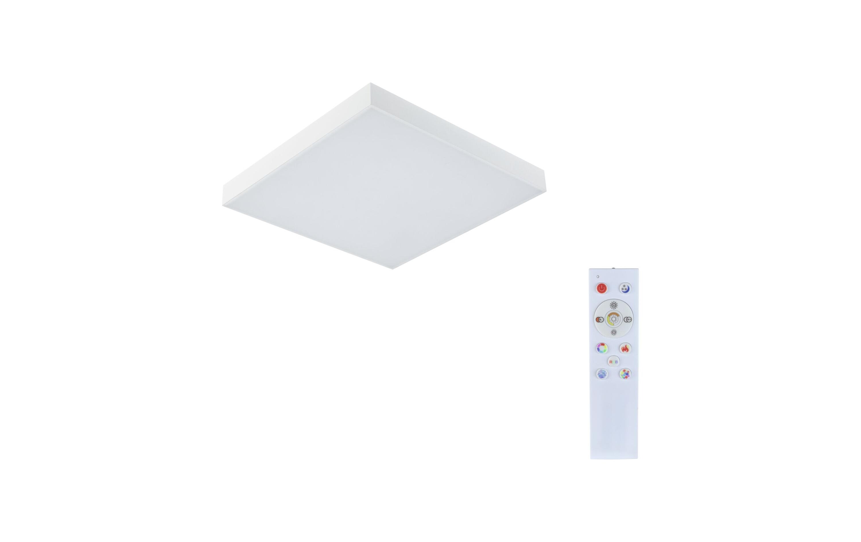 Deckenleuchte LED Panel Velora Rainbow, 13.2 W, RGBW, WeissLED Panel